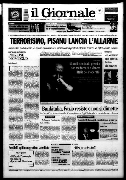 Il giornale : quotidiano del mattino